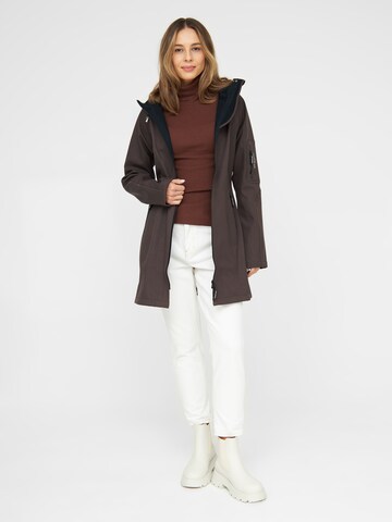 Manteau fonctionnel 'RAIN37' ILSE JACOBSEN en marron