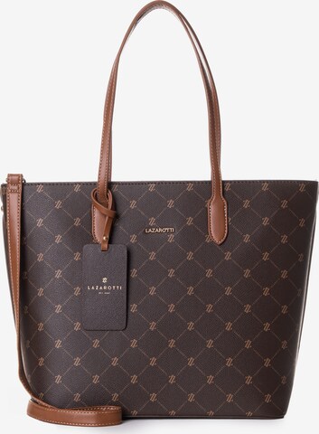 Lazarotti Shopper 'Palermo' in Brown: front