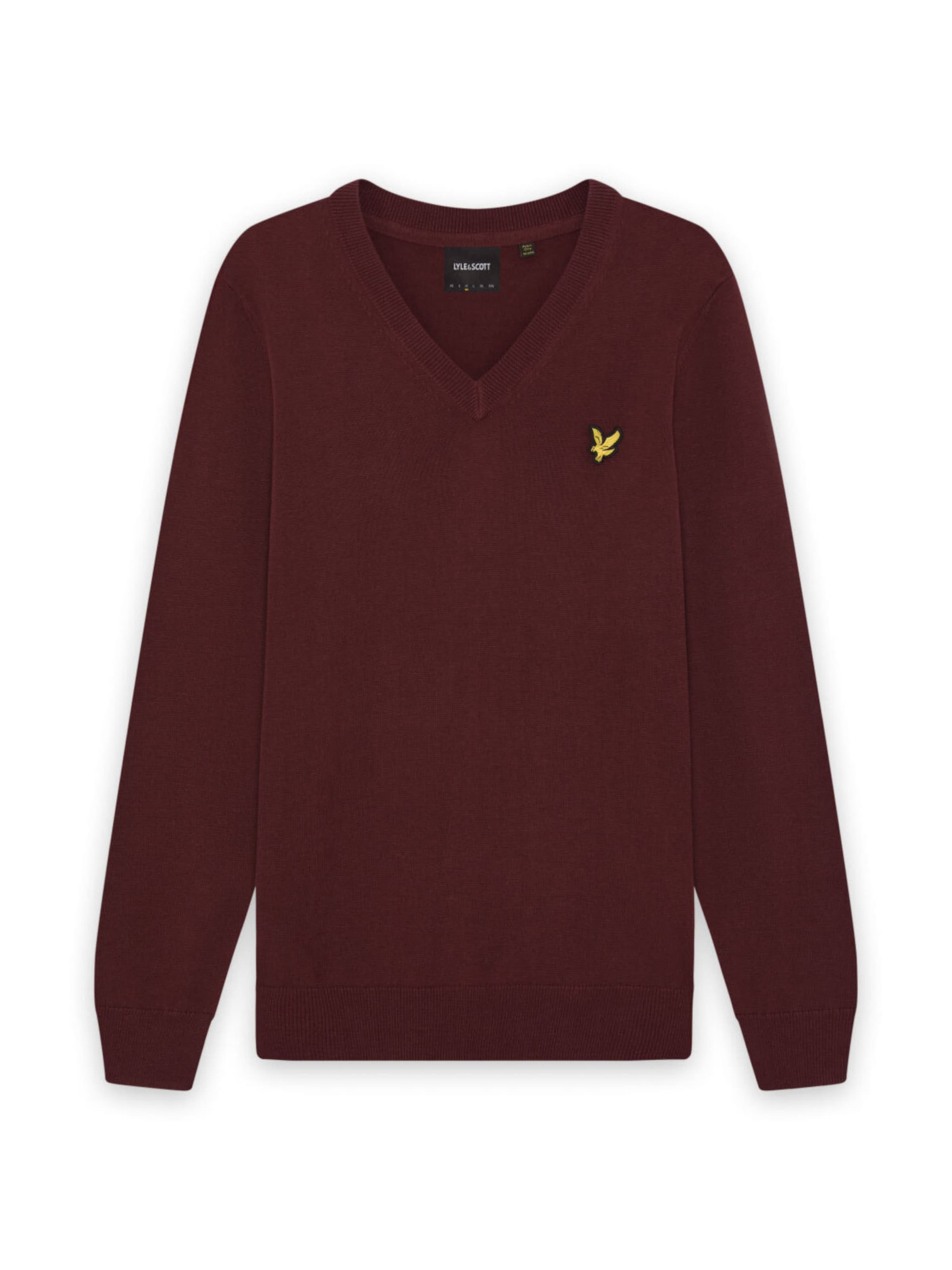 Lyle & Scott Pullover in Rot: Vorderseite