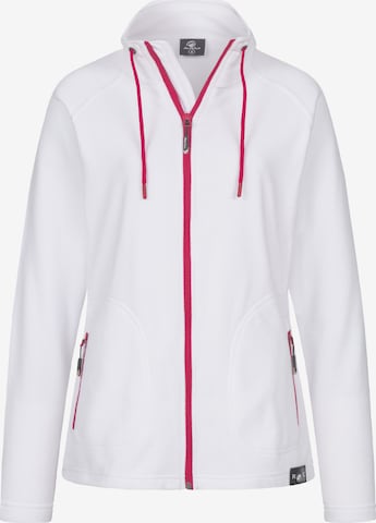 Rock Creek Fleece Jacket in White: front