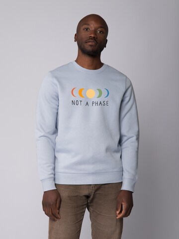 Watapparel Sweatshirt ' Not a Phase ' in Blauw: voorkant
