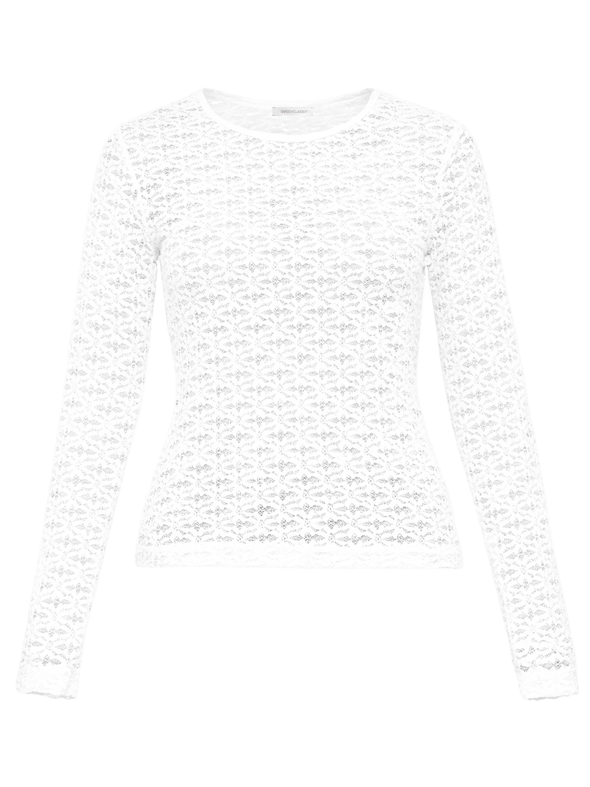 SASSYCLASSY Shirt in White: front