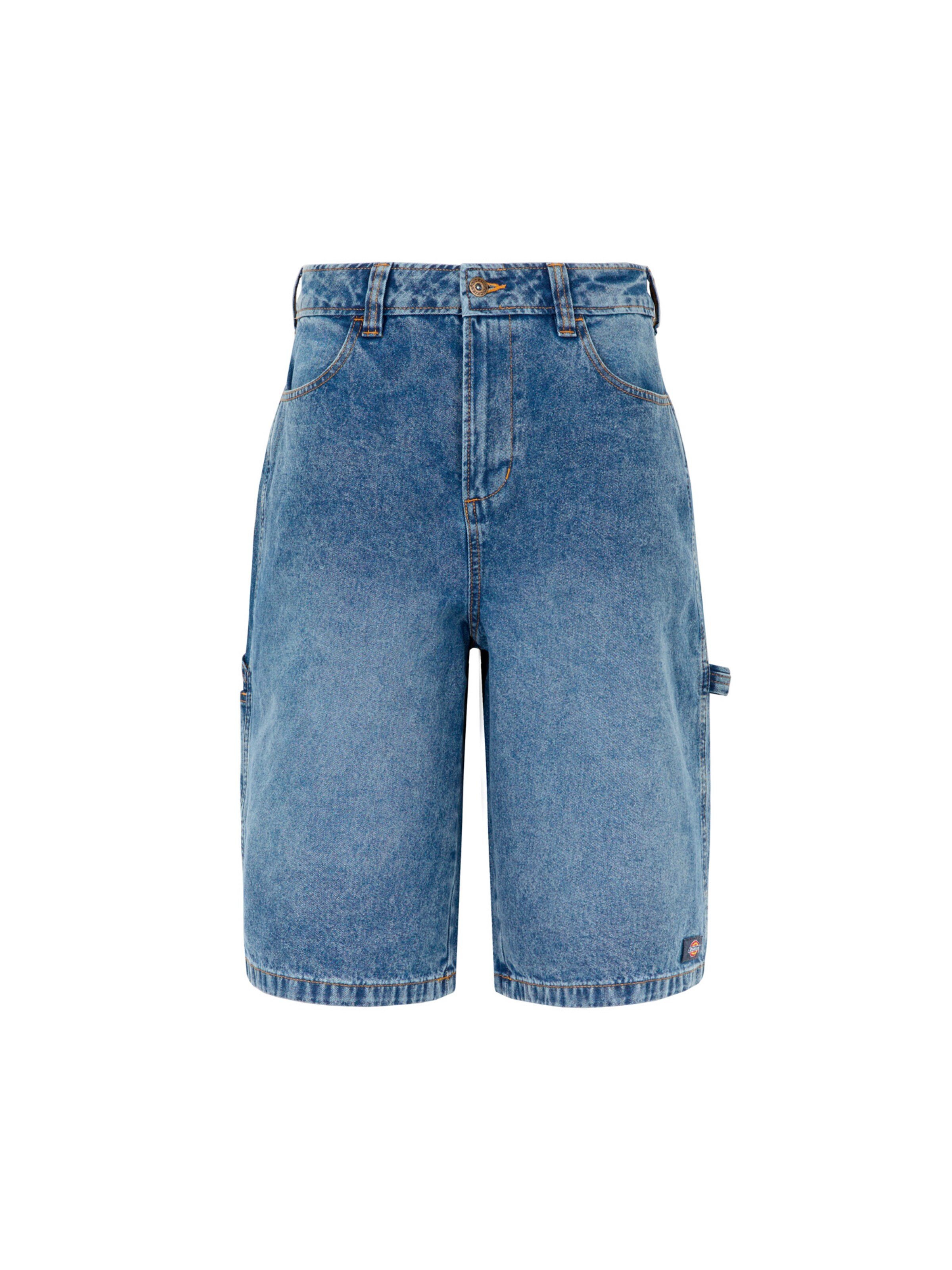 DICKIES Loosefit Džíny – modrá: přední strana