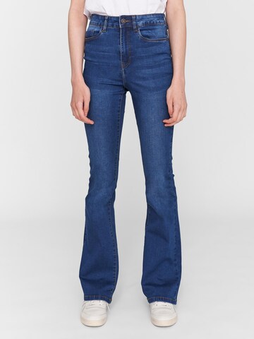 Noisy may Flared Jeans 'Sallie' in Blauw: voorkant