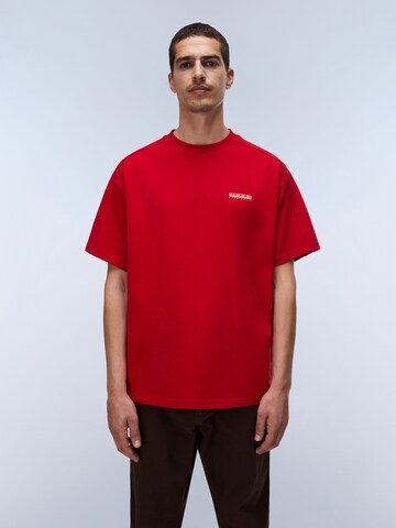 NAPAPIJRI T-shirt 'Teza' i röd