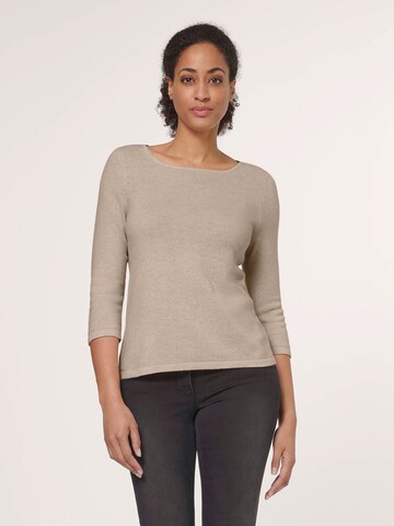 Pull-over MADELEINE en beige : devant