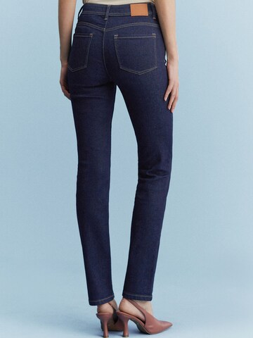 Next Slimfit Jeans i blå