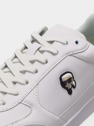 Karl Lagerfeld Σνίκερ χαμηλό σε λευκό