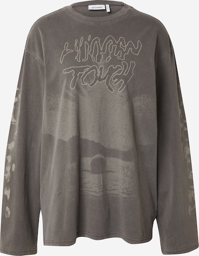 WEEKDAY T-shirt oversize en gris / graphite, Vue avec produit