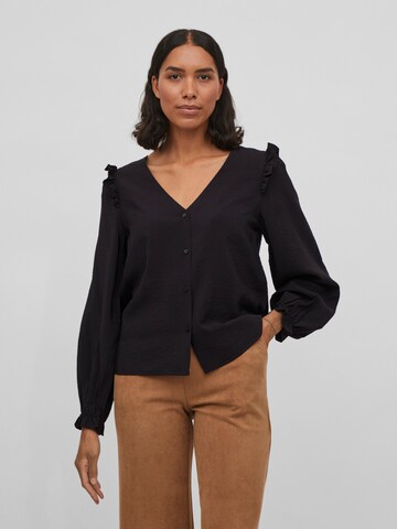 VILA Blouse 'Killy' in Zwart: voorkant