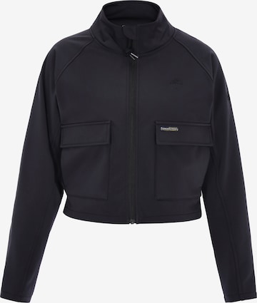 Schmuddelwedda Funktionsjacke in Schwarz: Vorderseite