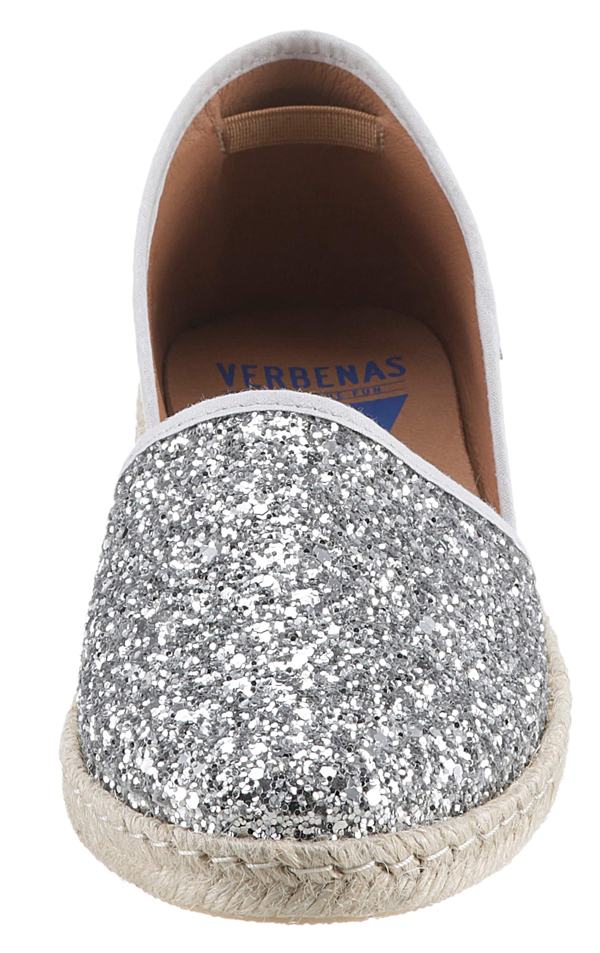 VERBENAS Espadrilles 'Carmen' in Silver