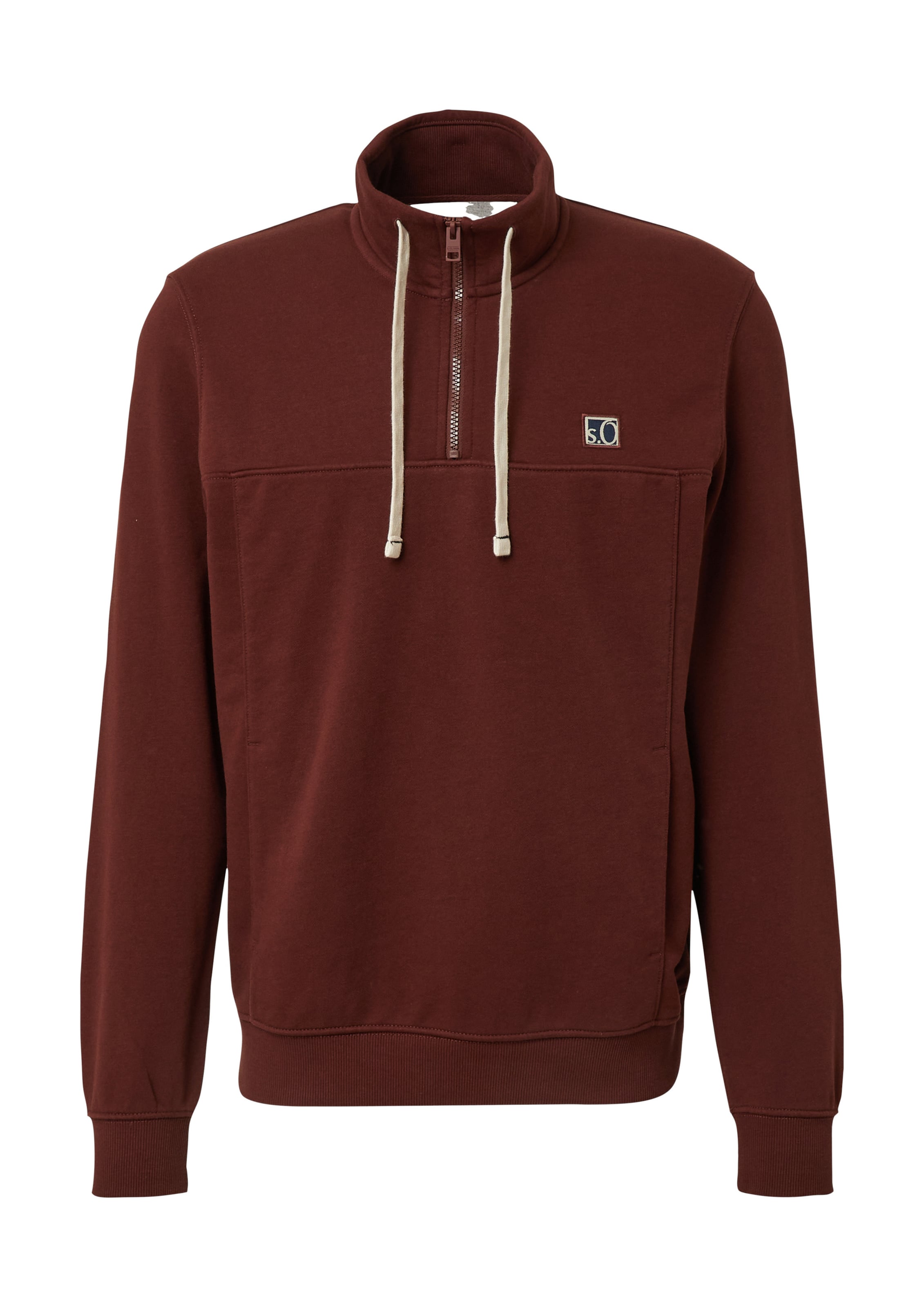 s.Oliver Sweatshirt in Rood: voorkant