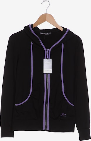 ONLY Sweatshirt & Zip-Up Hoodie in S in Black: front