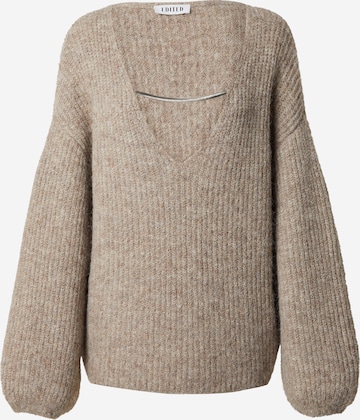 EDITED Sweater 'Solea' in Beige: front