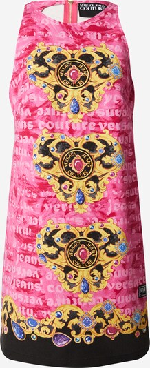 Versace Jeans Couture Robe en jaune / rose / rose / noir, Vue avec produit