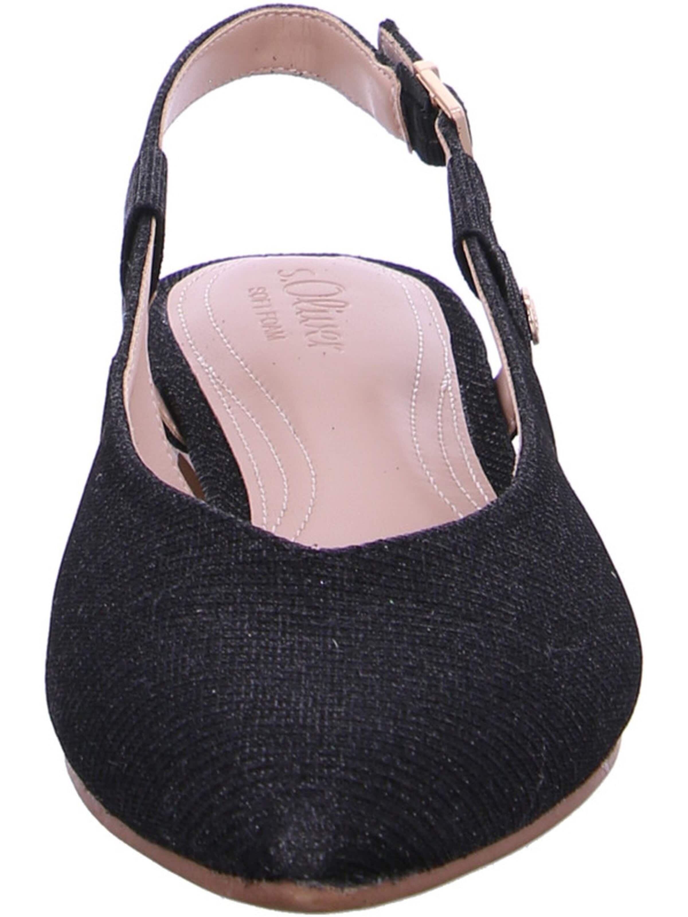 S. Oliver Slingpumps‌ in Schwarz