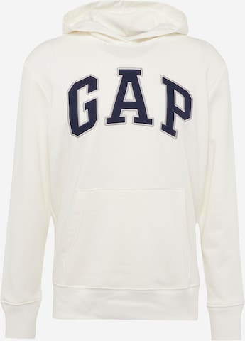 GAP Regular fit Sweatshirt in White: front