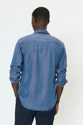 Matinique Regular fit Overhemd 'Marc' in Blauw