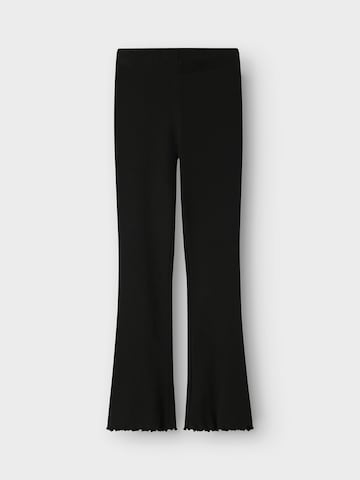 NAME IT - Bootcut Leggings 'NKFNAKAL' em preto
