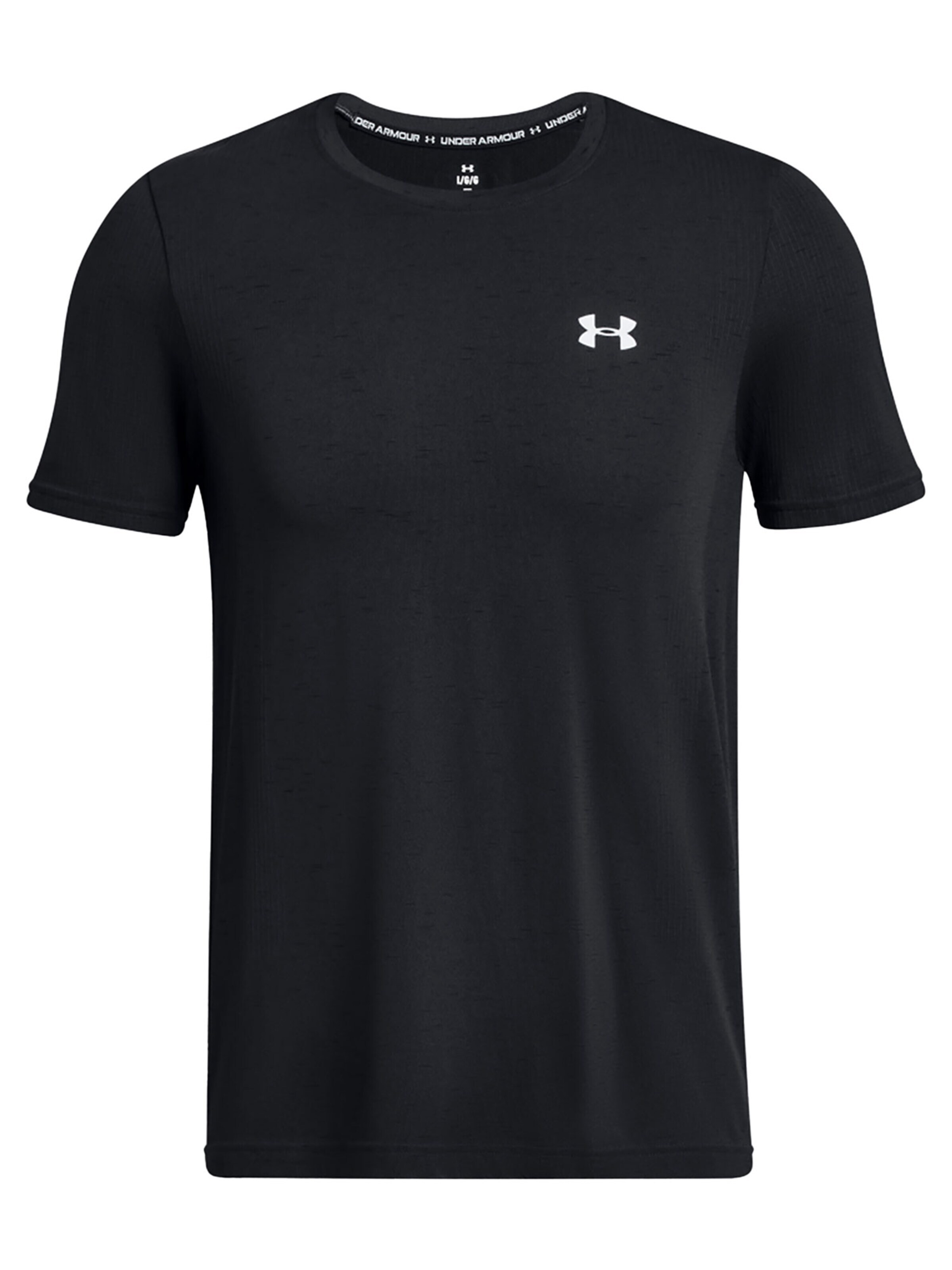 UNDER ARMOUR Performance Shirt 'Vanish Seamless' in Black: front