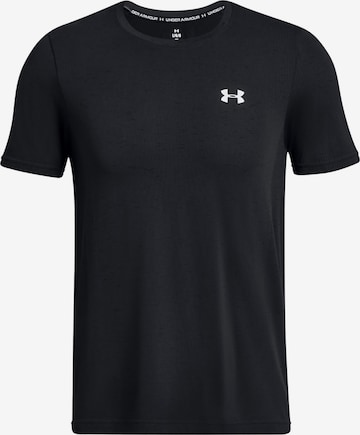 UNDER ARMOUR Performance Shirt 'Vanish Seamless' in Black: front