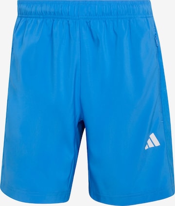 ADIDAS PERFORMANCE Workout Pants 'Essentials' in Blue: front