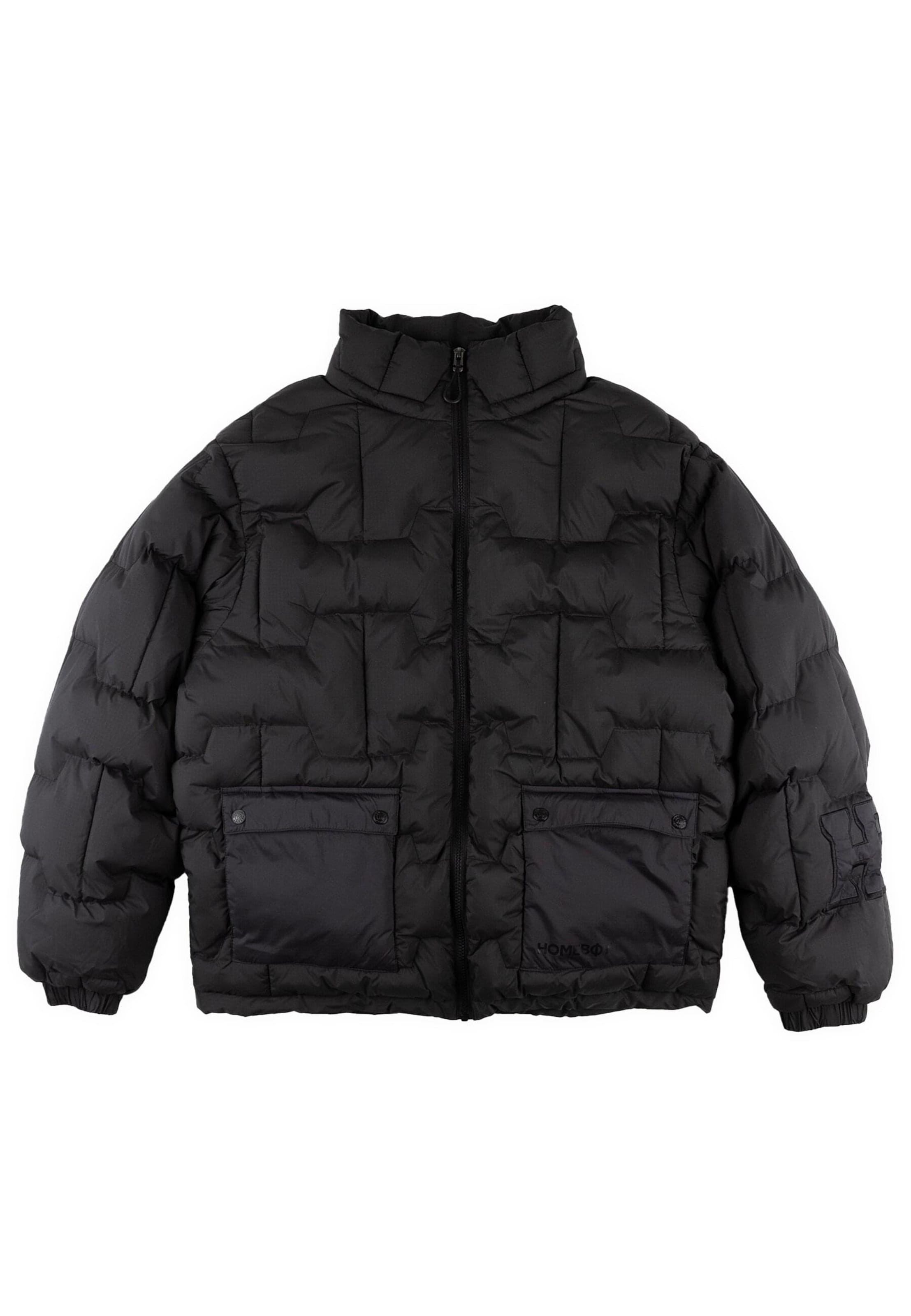 HOMEBOY Winterjas 'Paver' in Zwart: voorkant