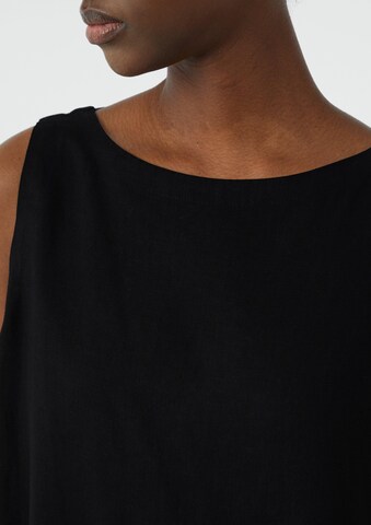 comma casual identity Bluse in Schwarz