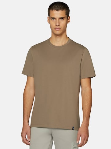 Boggi Milano - Camiseta funcional en marrón: frente