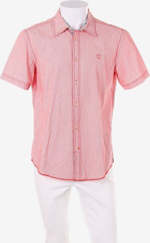 STRELLSON Button Up Shirt in M in Red: front