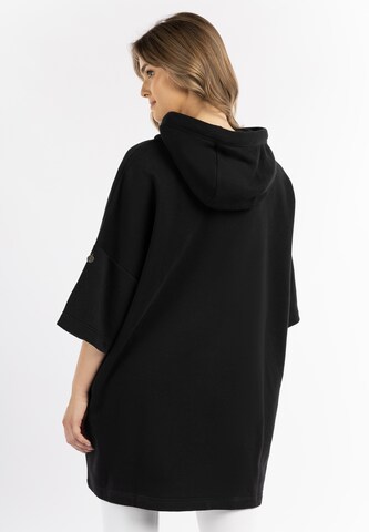 DreiMaster VintageSweater majica 'Idem' - crna boja