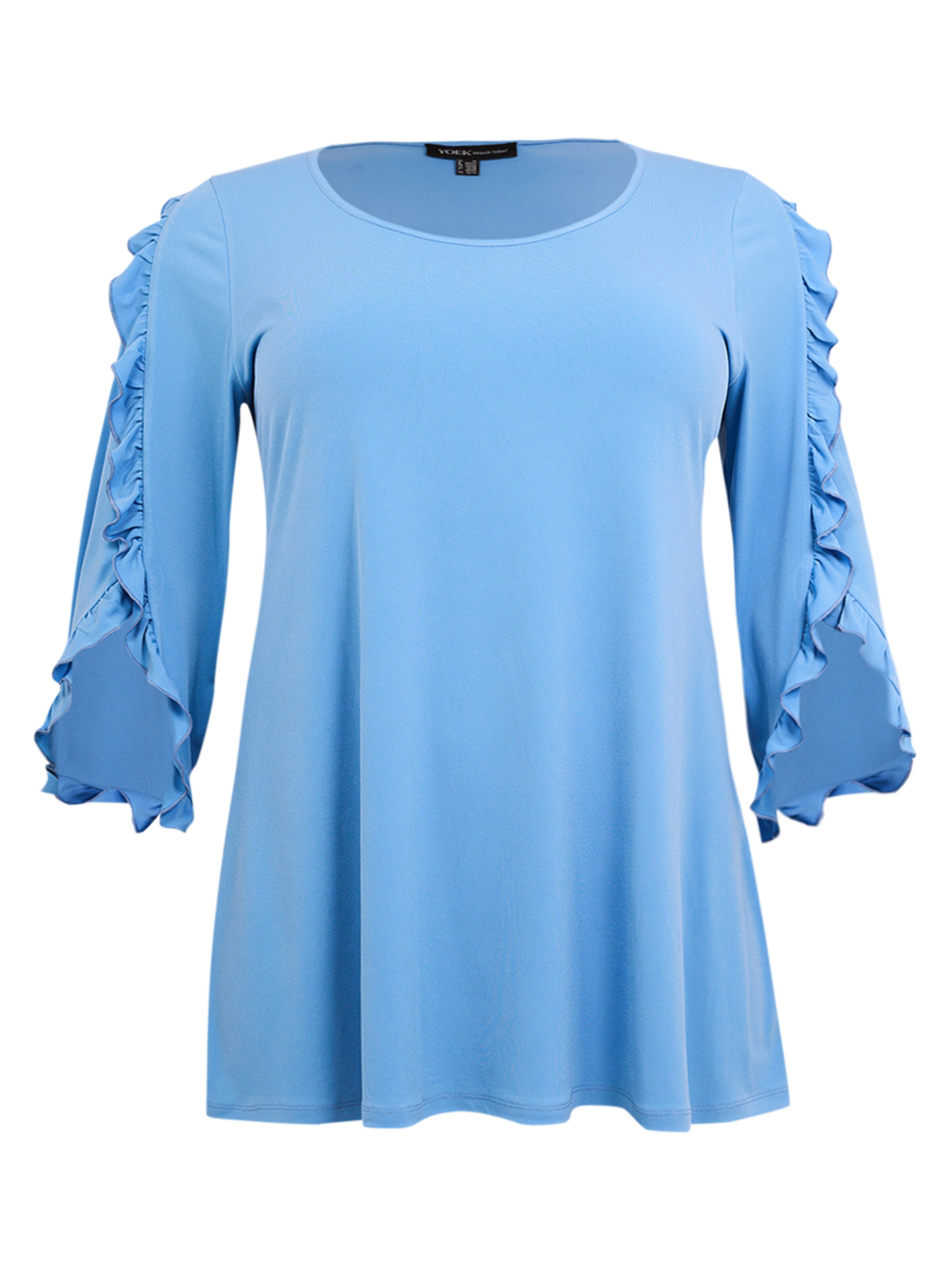 YOEK Tuniek in Blauw: voorkant