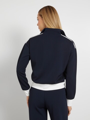 GUESS Sweatjacke in Blau