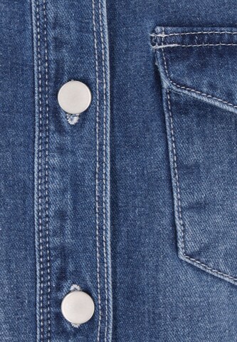 Veste mi-saison swirly en bleu
