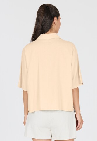 Athlecia Bluse 'Resort' in Beige