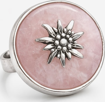 Allgäu Rebell Ring 'Eva' in Pink: Vorderseite