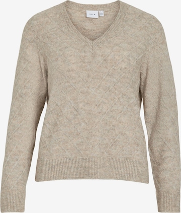 VILA Trui in Beige: voorkant