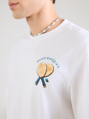 HUGO Μπλουζάκι 'Nulaxo' σε λευκό