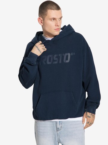 Prosto Sweatshirt 'Big Log Washed' in Blue