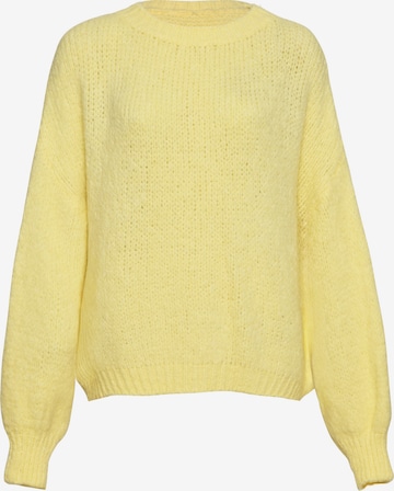 Lilavie Strickpullover ' Peggii ' in Gelb: Vorderseite