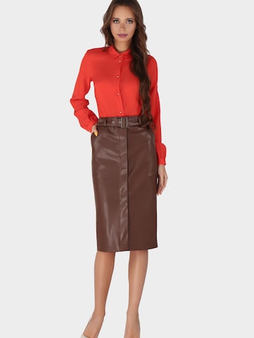 Anushka Skirt in Brown