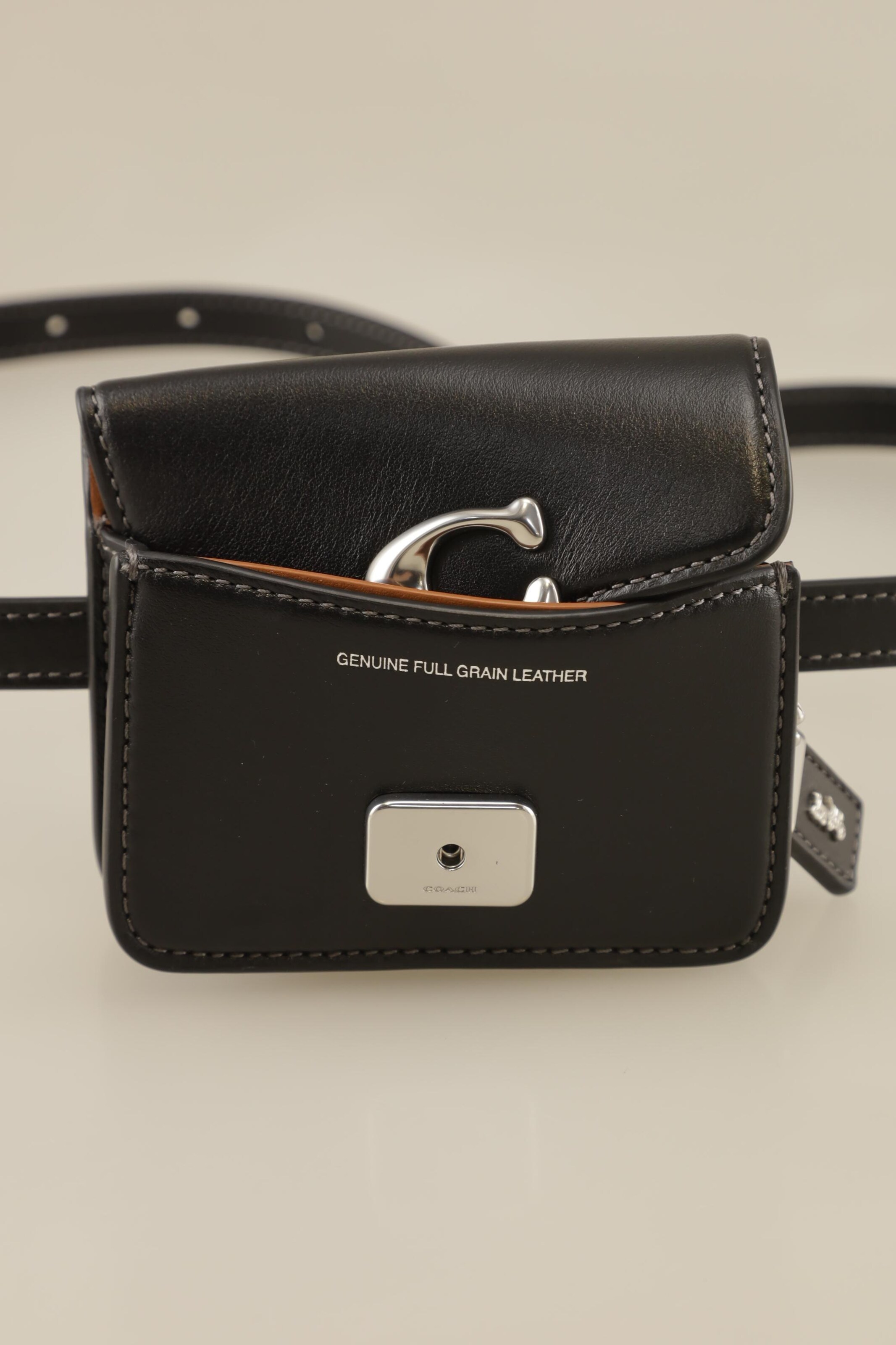 COACH Handtasche klein Leder One Size in Schwarz