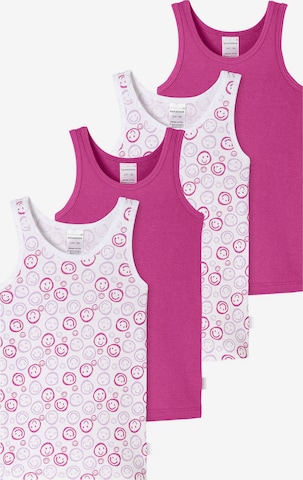 SCHIESSER Undershirt ' Fine Rib ' in Purple: front