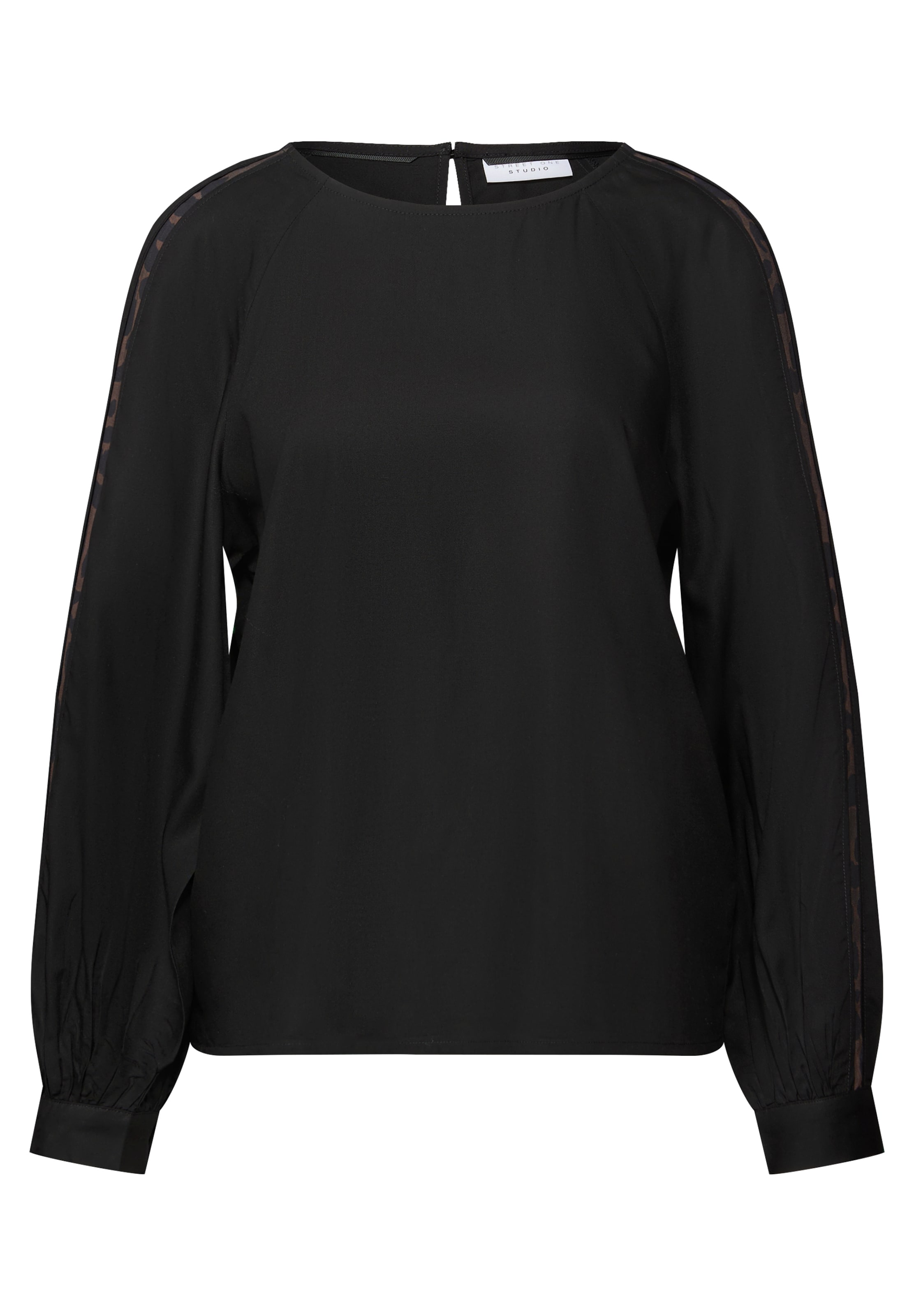 Street One Studio Bluse in Schwarz: Vorderseite