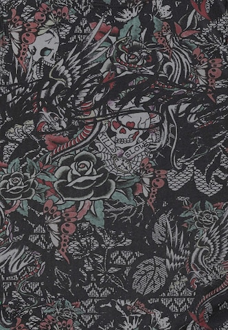 Ed HardyBluza 'Dragon Repeat' - crna boja