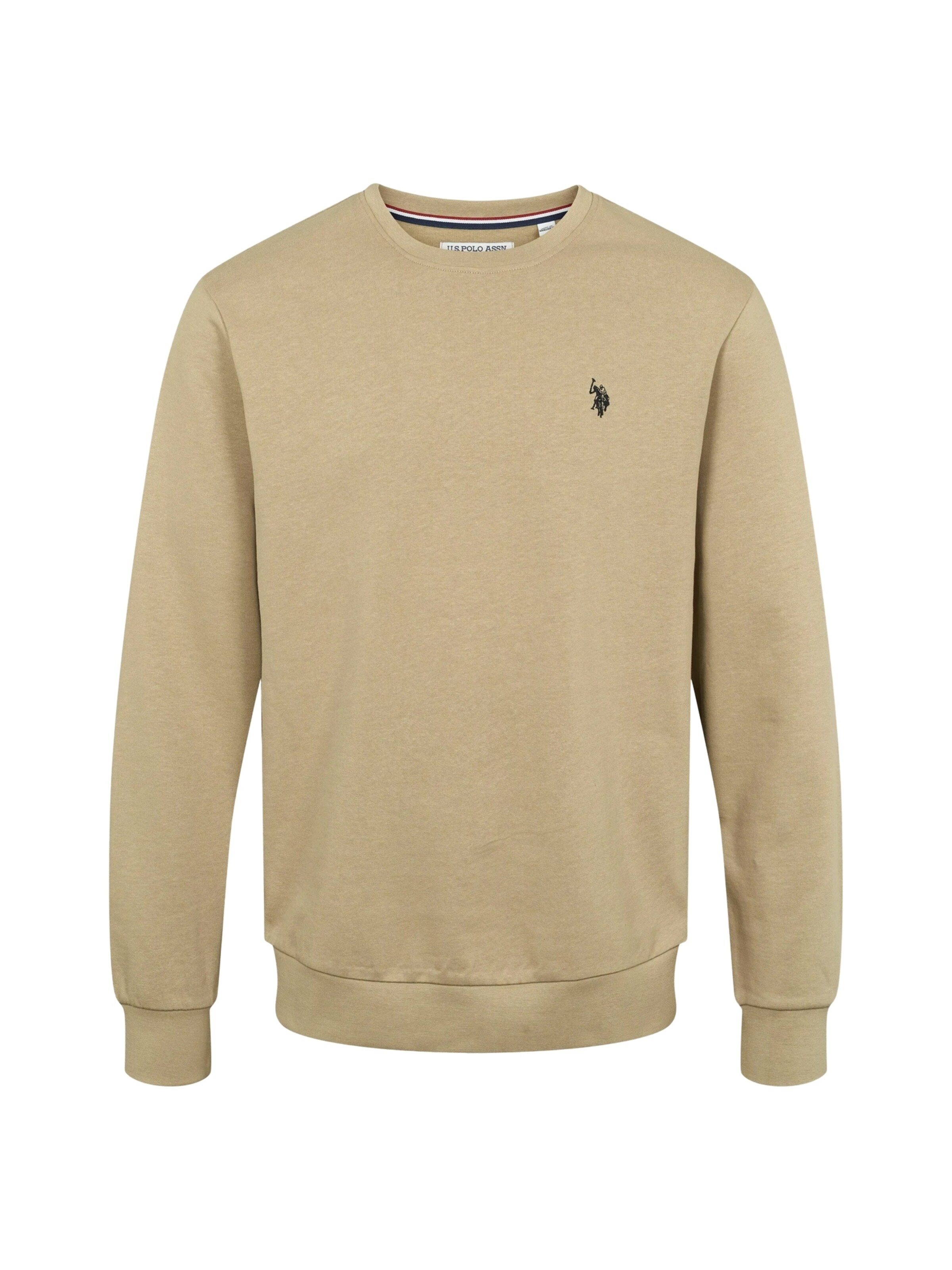 Sweat-shirt 'Hugo' U.S. POLO ASSN. en beige : devant