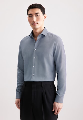 SEIDENSTICKER Slim fit Zakelijk overhemd 'Schwarze Rose' in Blauw: voorkant