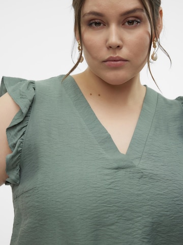 Vero Moda Curve Blouse 'NATJA' in Groen