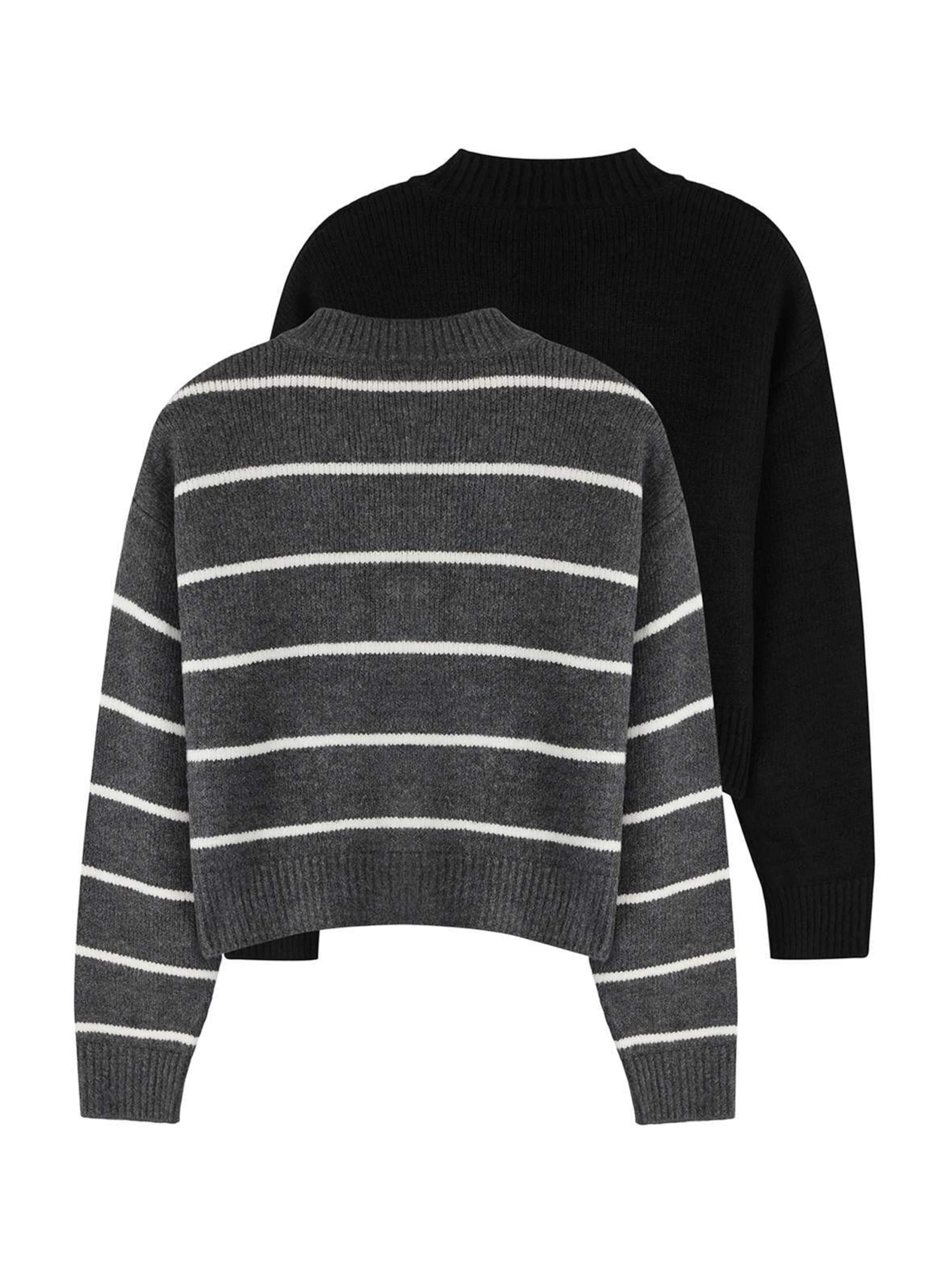 pelēks Trendyol Adīta jaka